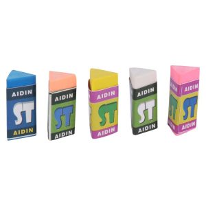 پاک کن رنگی مثلثی بسته 5 عددی