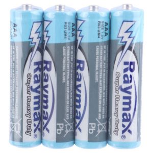 باتری چهارتایی نیم قلمی Raymax 1.5V AAA شرینک
