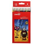 مداد رنگی 12 رنگ اونر